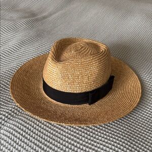 Classic Straw Fedora Hat women’s